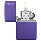 Зажигалка ZIPPO Classic с покрытием Purple Matte, латунь/сталь, фиолетовая, матовая, 38x13x57 мм