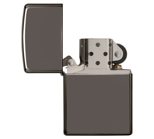 Подарочный набор ZIPPO: зажигалка Black Ice® и вставной блок для зажигалок для трубок, латунь/сталь