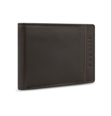 Портмоне BUGATTI Banda, с защитой данных RFID, коричневое, кожа козы/полиэстер, 12,5х2х9 см