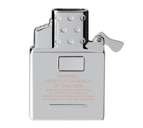 Газовый вставной блок для широкой зажигалки Zippo, двойное пламя, нержавеющая сталь