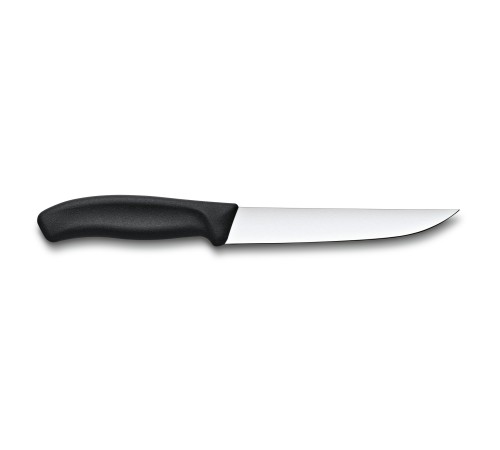 Нож разделочный VICTORINOX SwissClassic с узким прямым лезвием 15 см, чёрный