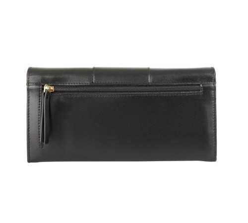 Кошелёк Cross Kelly Wall Black, кожа наппа, гладкая, цвет чёрный, 20 x 11 x 2,5 см
