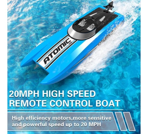 Радиоуправляемый катер Volantex RC AtomicXS синий 2.4G LiPo RTR