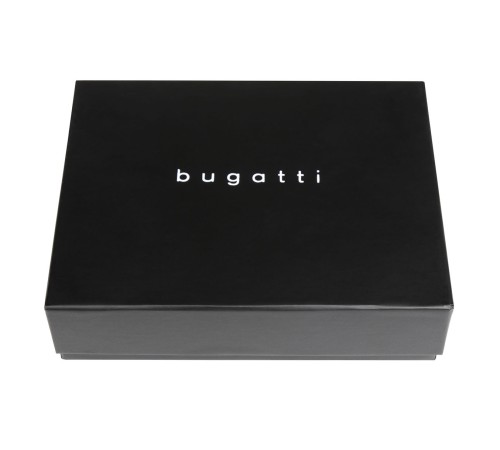 Портмоне для кредитных карт BUGATTI КОМЕТА | COMET, с защитой данных RFID, черное, натуральная воловья кожа, 10,2х0,2х8,2 см