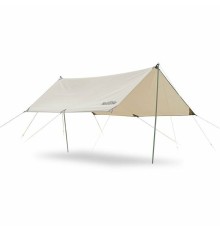 Тент Naturehike Girder NH20TM006, 150D, 400*292 см для кемпинга, песочный (с двумя стойками), 6927595749647