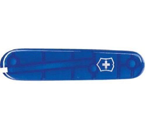 Передняя накладка для ножей VICTORINOX 91 мм, пластиковая, полупрозрачная синяя