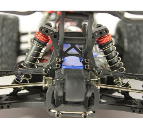 Радиоуправляемая трагги Remo Hobby S EVO-R Brushless V2.0 (синяя) 4WD 2.4G 1/16 RTR