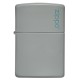 Зажигалка ZIPPO Classic с покрытием Flat Grey, латунь/сталь, серая, матовая, 38x13x57 мм