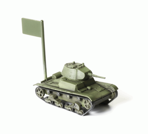 Сборная модель ZVEZDA Советский легкий танк Т-26, 1/100