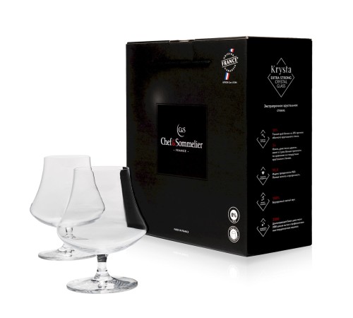 Бокалы для бренди Chef&Sommelier Open up Spirits 390 мл. / 2 шт. в п/у.
