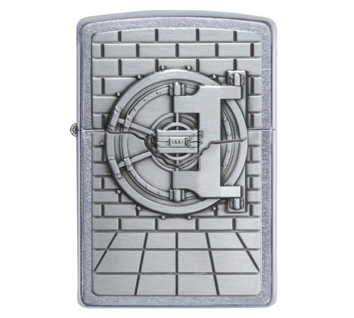 Зажигалка ZIPPO Classic с покрытием Street Chrome™, латунь/сталь, серебристая, матовая, 38x13x57 мм