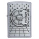 Зажигалка ZIPPO Classic с покрытием Street Chrome™, латунь/сталь, серебристая, матовая, 38x13x57 мм