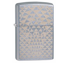 Зажигалка ZIPPO Classic с покрытием Street Chrome™, латунь/сталь, серебристая, матовая, 38x13x57 мм