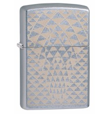 Зажигалка ZIPPO Classic с покрытием Street Chrome™, латунь/сталь, серебристая, матовая, 38x13x57 мм