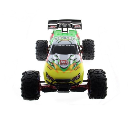 Радиоуправляемая трагги Remo Hobby EVO-R Brushless UPGRADE (зеленая) 4WD 2.4G 1/8 RTR