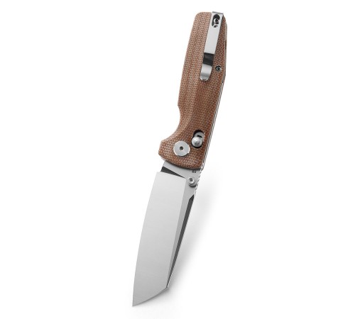 Нож Bestech Slasher сталь D2, рукоять Микарта бежевая