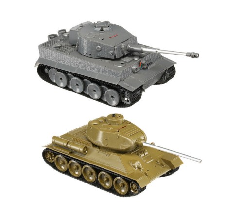 Радиоуправляемый танковый бой Torro Т34/85 и Tiger 1 1/30, RTR