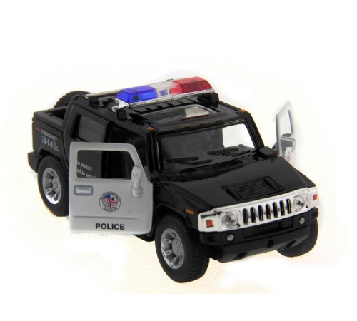 Машина Kinsmart 1:40 Hummer H2 Police инерция (1/12шт.) б/к