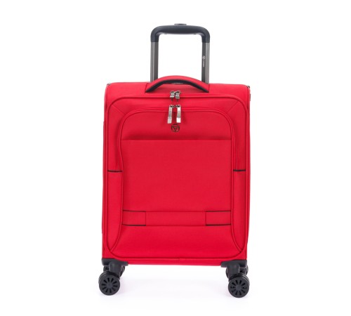 Чемодан TORBER Brosno, красный, нейлон 600D, 36,5 х 14 х 54 см, 32 л
