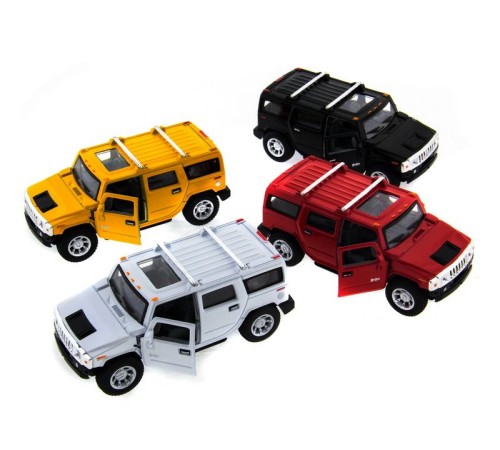 Машина Kinsmart 1:40 Haммer H2 2008 инерция (1/12шт.) б/к