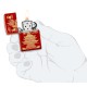 Зажигалка ZIPPO Eastern Design с покрытием Metallic Red, латунь/сталь, красная, 38x13x57 мм