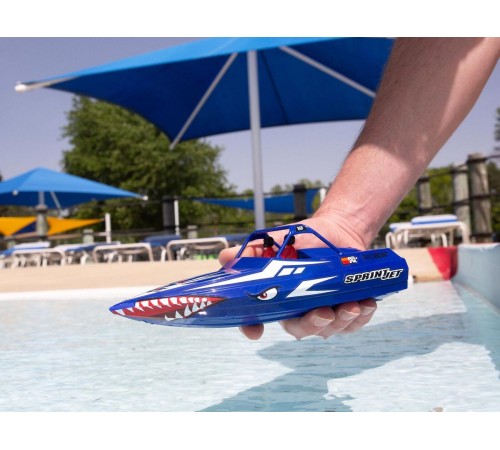 Радиоуправляемый катер ProBoat Sprintjet 9-inch Self-Right Jet Boat (синий) RTR