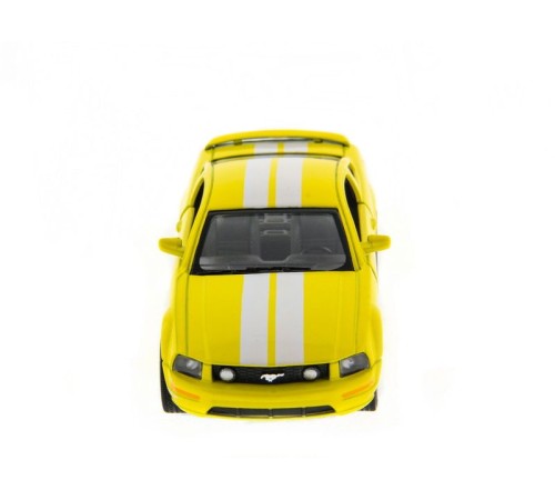 Машина Kinsmart 1:38 Ford Mustang GT с полосками инерция (1/12шт.) б/к