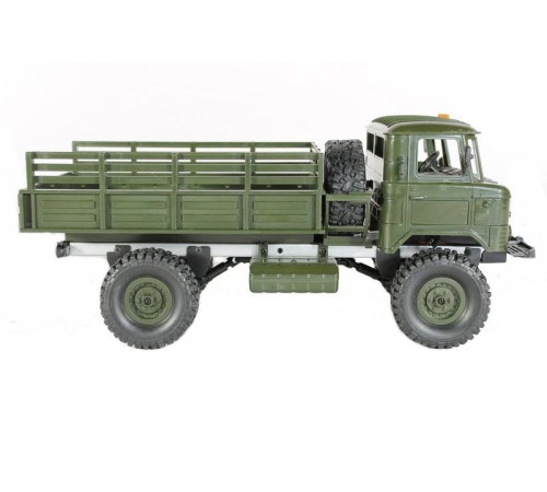 Радиоуправляемая машина MN MODEL ГАЗ-66 грузовая (зеленая) 4WD 2.4G 1/16 RTR