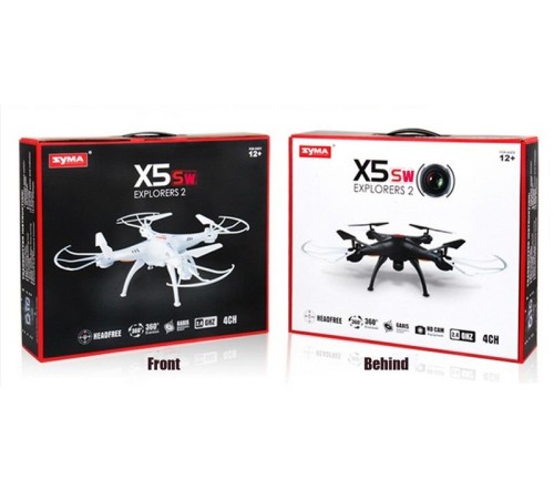 Р/У квадрокоптер Syma X5SW с FPV трансляцией Wi-Fi HeadFree 2.4G RTF