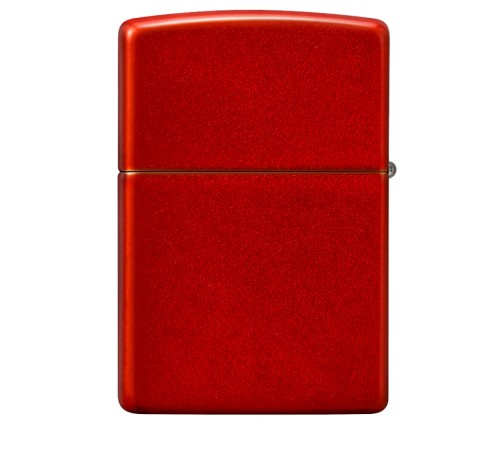 Зажигалка ZIPPO Classic с покрытием Metallic Red, латунь/сталь, красная, матовая, 38x13x57 мм