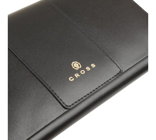 Кошелёк Cross Kelly Wall Black, кожа наппа, гладкая, цвет чёрный, 20 x 11 x 2,5 см