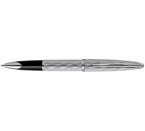 Роллерная ручка Waterman Carene Essential Silver ST. Детали дизайна: палладиевое покрытие