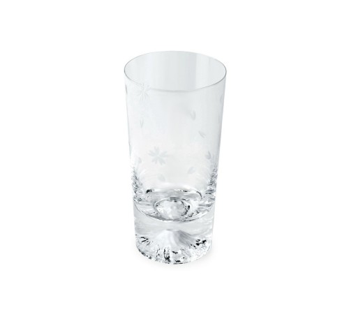 Стакан TAJIMA GLASS Фудзи Сакура Кирико 400 мл, 1 шт