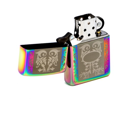 Зажигалка ZIPPO Filigree с покрытием Spectrum™, латунь/сталь, разноцветная, глянцевая,