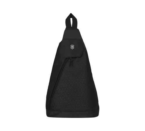 Рюкзак с одним плечевым ремнём VICTORINOX Altmont Original, чёрный, нейлон, 25x14x43 см, 7 л