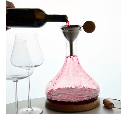 Декантер с набором аксессуаров Legnoart Decanter Set complete “Langhe”