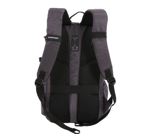 Рюкзак WENGER 15'', серый / чёрный, полиэстер 900D/ М2 добби, 29х15х47 см, 20 л