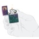 Зажигалка ZIPPO Starry Sky с покрытием Iridescent, латунь/сталь, фиолетовая, матовая, 38x13x57 мм