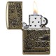 Зажигалка ZIPPO Armor™ с покрытием Antique Brass, латунь/сталь, медная, матовая, 38x13x57 мм