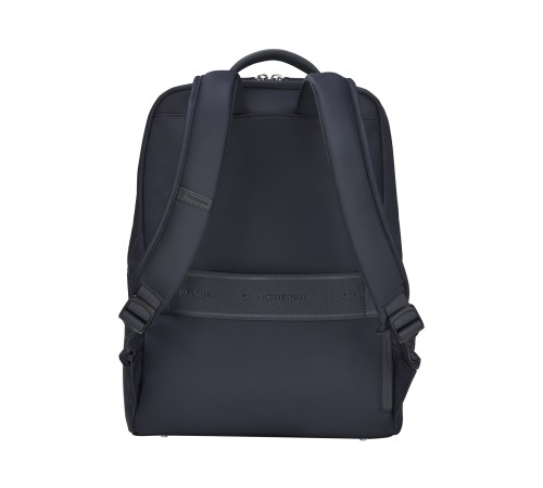 Рюкзак VICTORINOX Victoria Signature Compact Backpack, синий, нейлон/кожа, 30x16x38 см
