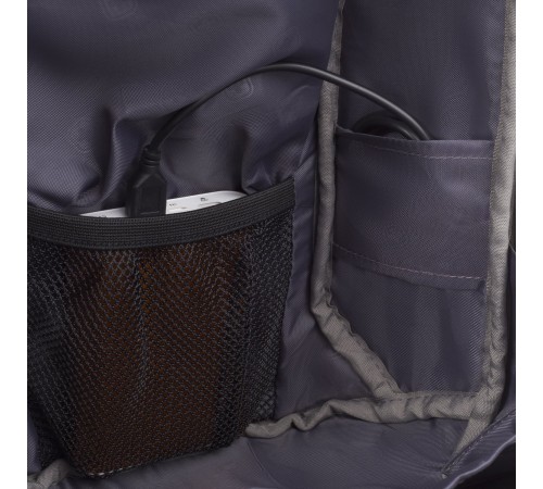 Рюкзак-антивор SWISSGEAR, хаки, Heather 600D, 21 x 12,5 x 34 см, 8,5 л