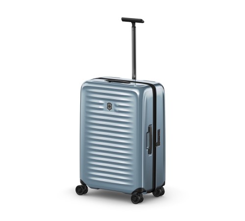 Чемодан VICTORINOX Airox, голубой, 100% поликарбонат Makrolon, 46x29x69 см, 74 л