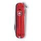 Нож-брелок VICTORINOX Classic SD, 58 мм, 7 функций, полупрозрачный красный