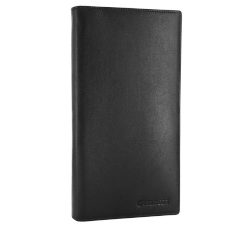 Портмоне для документов WENGER Alphubel, черный, кожа наппа, 12×1,5×22 см