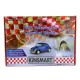 Машина Kinsmart 1967 Volkswagen Classical Beetle with printing инерция (1/12шт.) 1:32 б/к