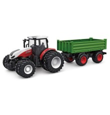 Р/У фермерский трактор Korody с прицепом, двойные колеса 1/24 2.4G 6CH RTR