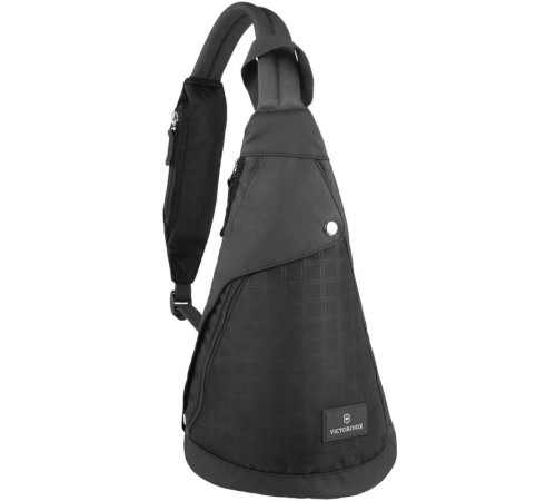 Рюкзак с одним плечевым ремнём VICTORINOX Monosling, чёрный, нейлон Versatek™, 23x14x41 см, 13 л