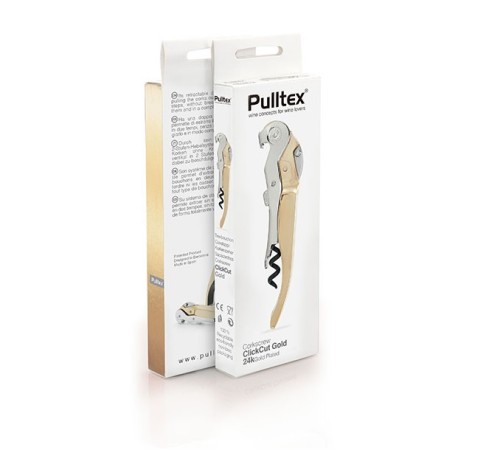 Штопор Pulltex Clickcut Gold Corkscrew