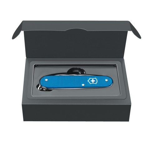 Нож перочинный VICTORINOX Cadet Alox, 84 мм, 9 функций, алюминиевая рукоять, синий