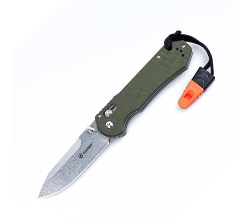 Нож Ganzo G7452-WS зеленый, G7452-GR-WS